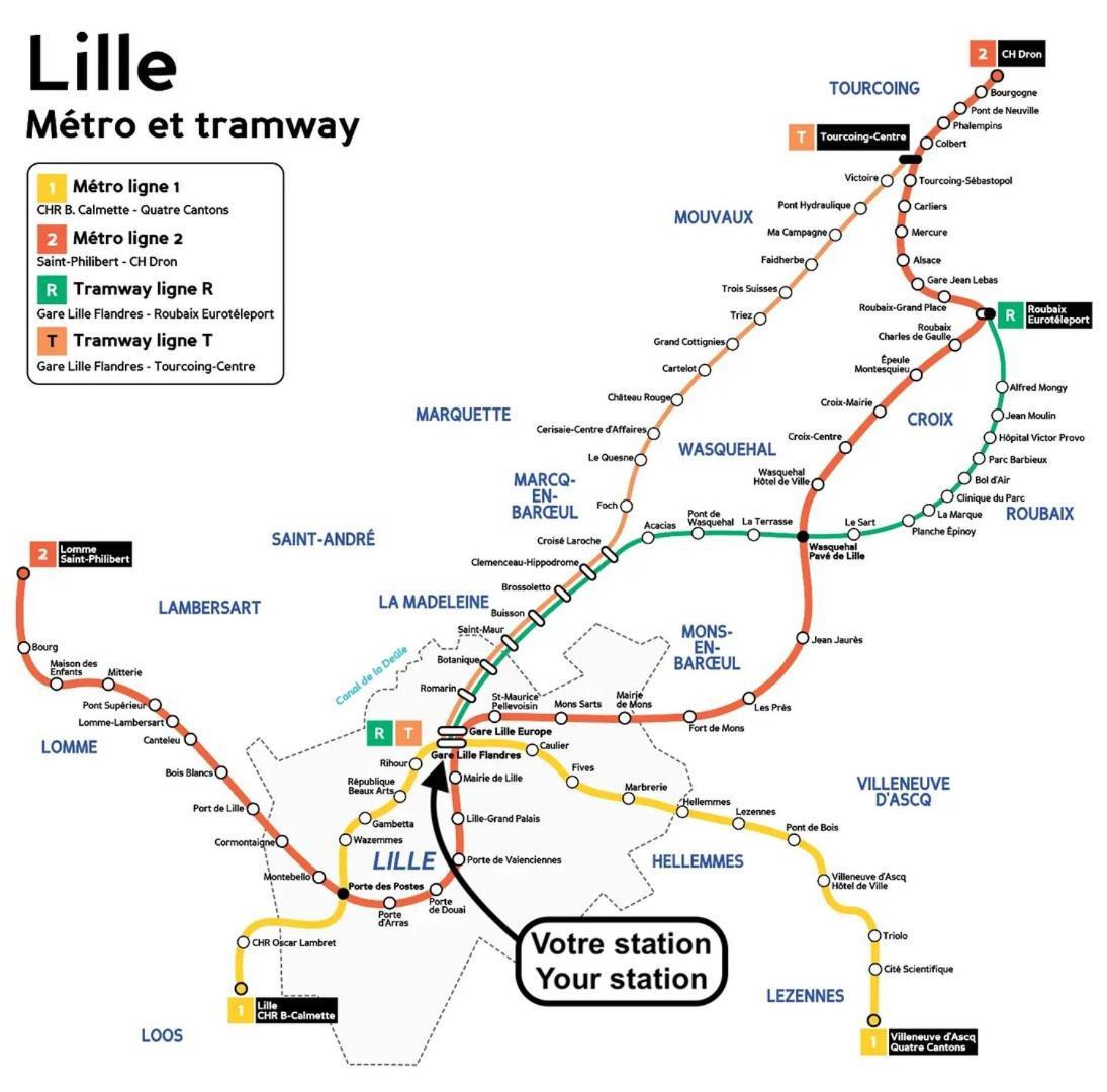 Lille Hypercentre Gares - Small Suite Luaran gambar